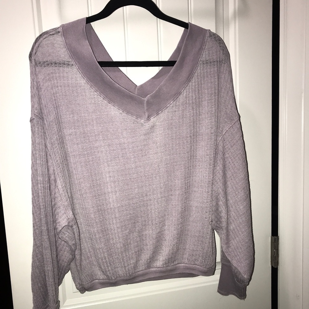 Free People South Side Thermal - Lilac